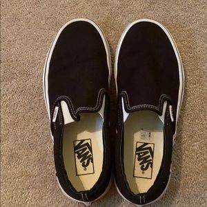 Black Slip On Vans BNWOT